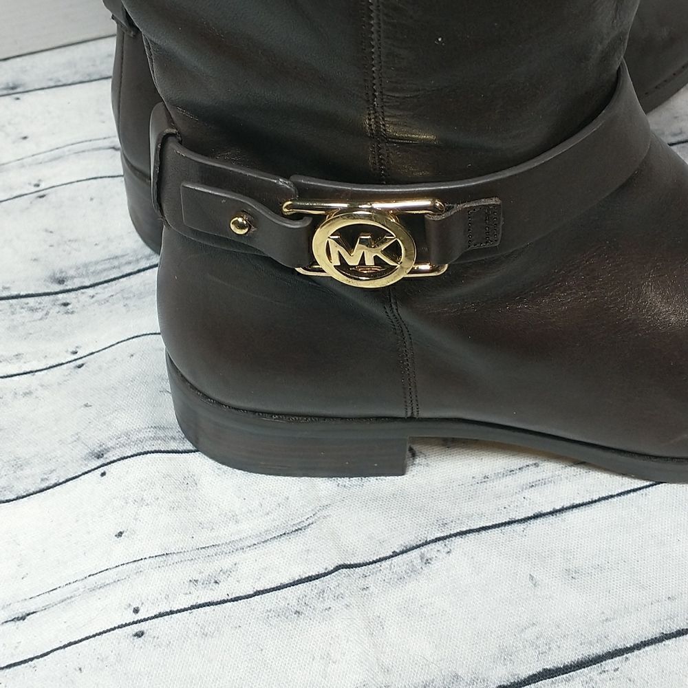Michael Kors Dark Brown Riding Boots SZ 9.5M - Picture 9 of 10